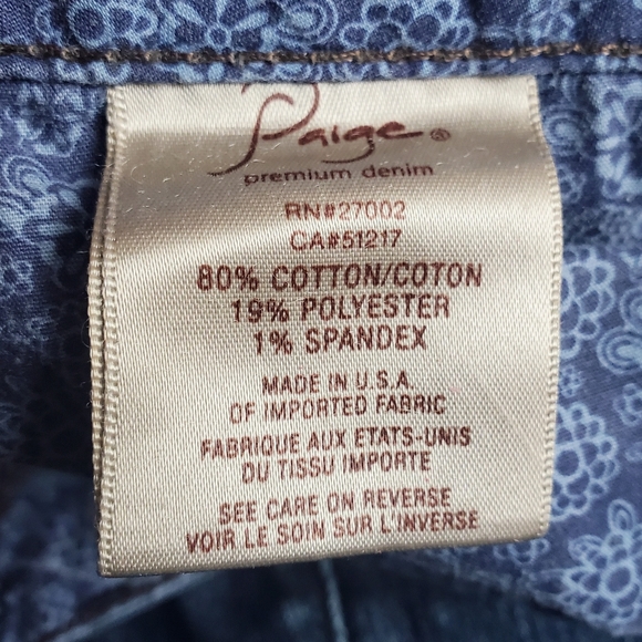 PAIGE Skyline Skinny Ankle Jeans in Twilight - Picture 8 of 16